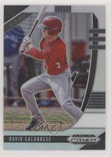 2020 Panini Prizm Draft Picks Silver Prizm David Calabrese #PDP82 0d2