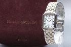 Full Set Vintage SEIKO Dolce 5E30-5A40 Roman White Dial 28mm Mens Watch *MINT*