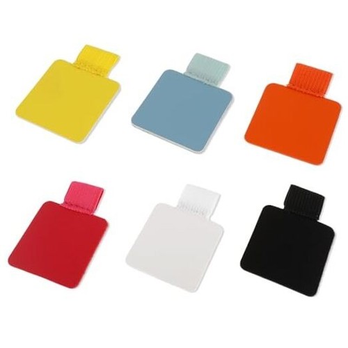 6 Pack Pen Loop Holders Self-Adhesive Leather Elastic Pencil Holder Assorted
