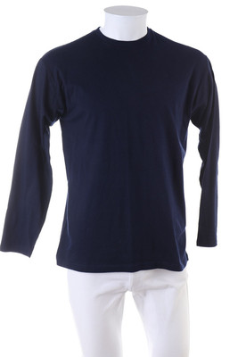 JHK Longsleeve-Shirt Baumwolle S dunkelblau