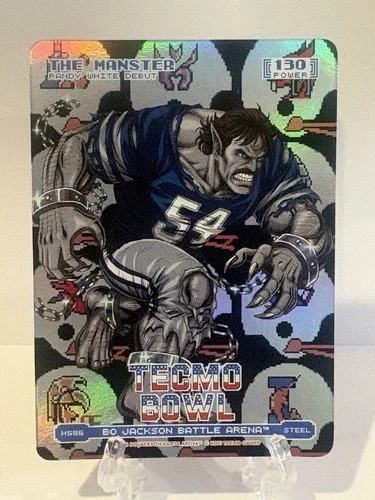 Bo Jackson Battle Arena Tecmo #H596 The Manster Steel Helmets Randy White SP