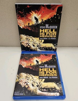 Hell is for Heroes (Blu-ray, 1962) With Slipcover ~ Steve McQueen & James Coburn