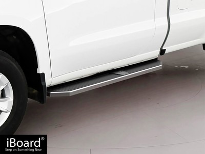 APS Premium 6'' Flat Polished Side Steps Fit 19-26 Silverado Sierra Regular Cab