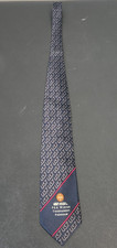 PGA Designer Series Silk Tie – Blue Gray Geometric Stars Pattern – 58” USA Made
