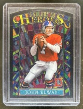 1997 Topps Gallery John Elway of Heroes #GH7 Broncos