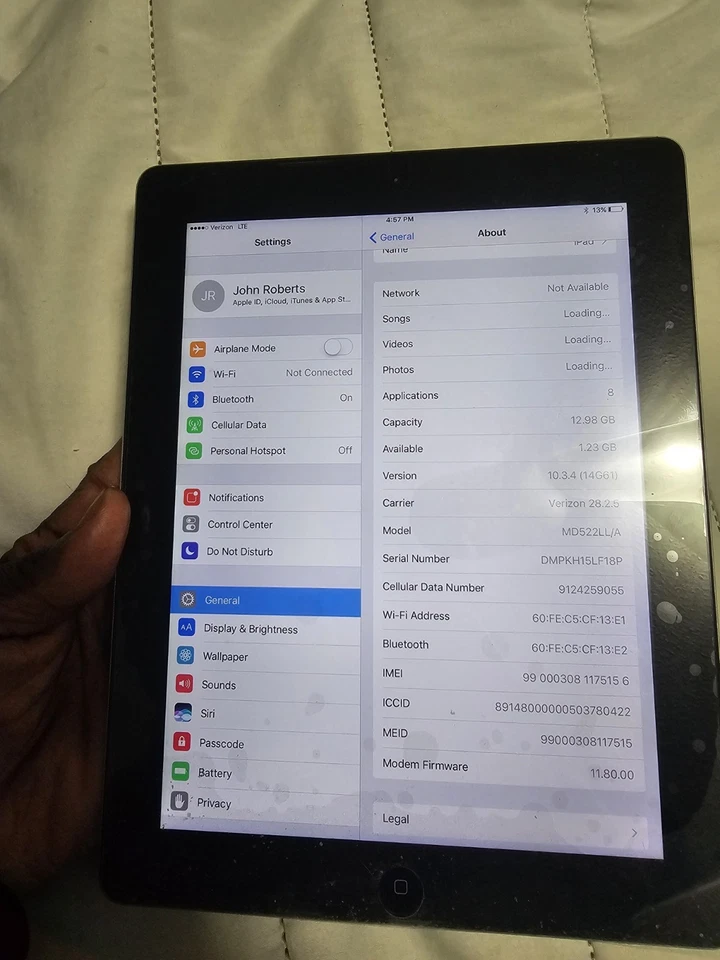 Apple iPad 4th Gen 16gb Wi-fi 9.7in - Black - (md510ll/a) - Image 3 of 4