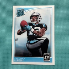 2018 Donruss Optic Rated Rookie DJ Moore Chicago Bears, Carolina Panthers #166