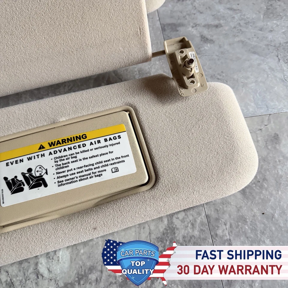 Juego de parasol 2003-2009 Mercedes E320 E350 E500 E550 E55 E63 AMG beige OEM Foto 4 de 4