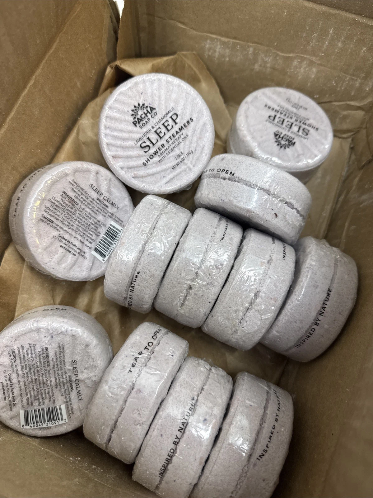 Shower Steamers Sleep Lavender & Chamomile Scented Shower Steamer 12 Packs Of 2
