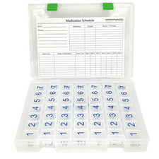 7 Times a Day x 7 DayClear Pillbox Organizer