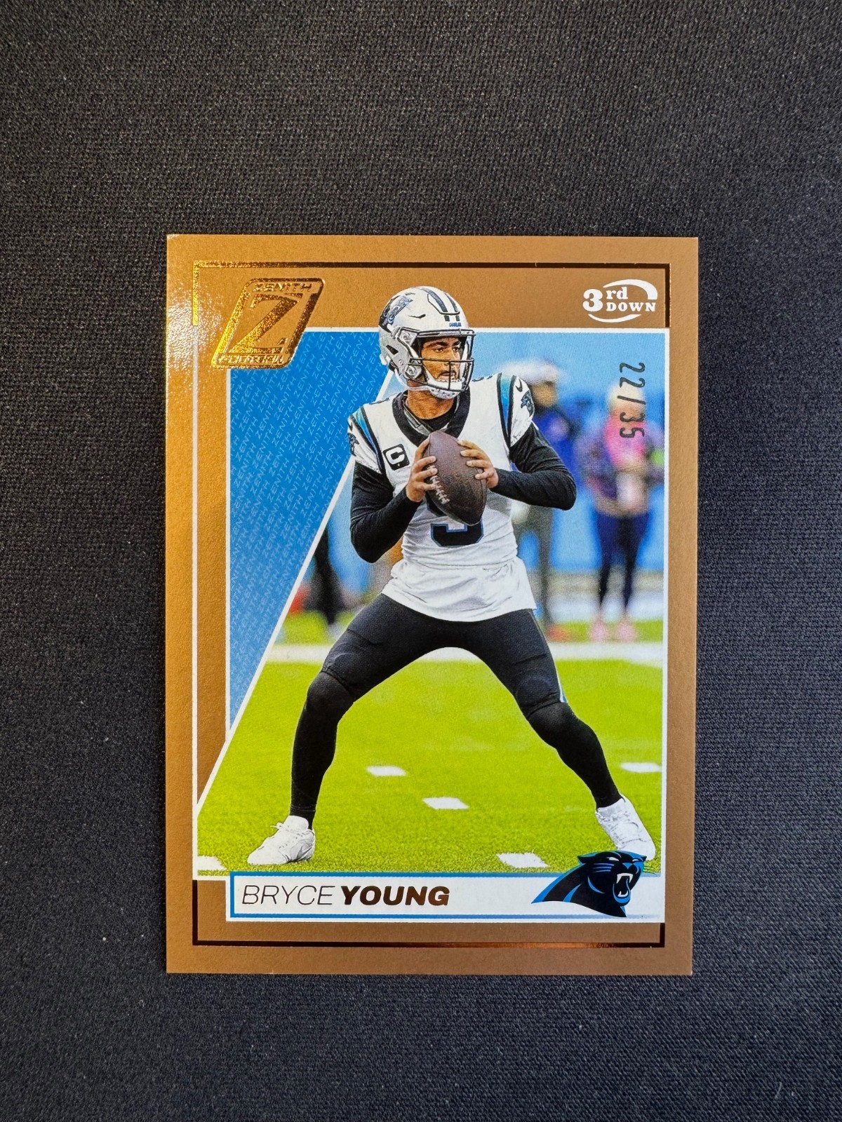2024 Panini Zenith Bryce Young 3rd Down #13 Carolina Panthers #d  22/35