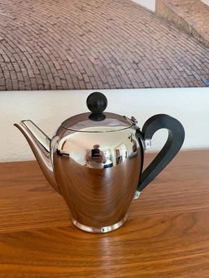 Alessi Bombe Bombé Kanne silber wie neu