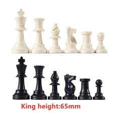 Chess Set 65mm King Figures Chess Game Pawns Figurine Backgammon Pieces Gifts £