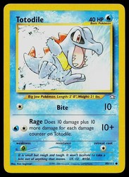 Totodile 80/111 Neo Genesis Common