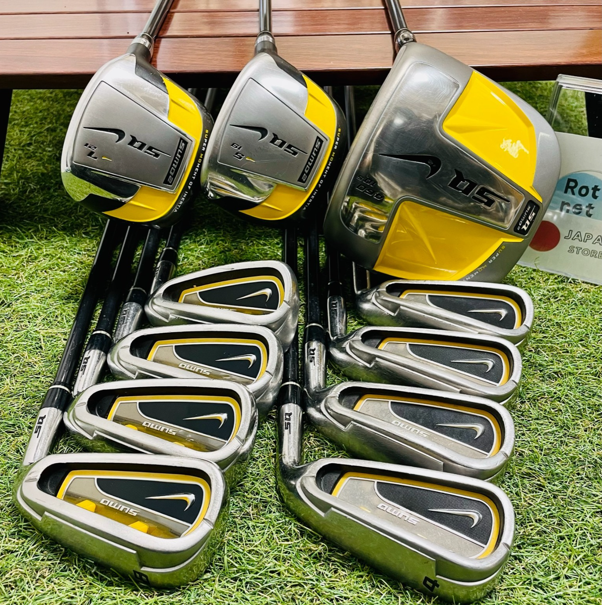 NIKE Fullset SQ SUMO2 1w5w7w SUMO Iron 4-9PwSw 11Pics R Flex Golf