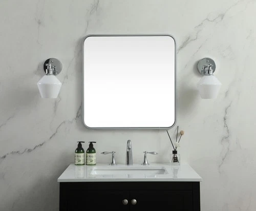 Elegant Lighting MR802424 Evermore 24" W x 24" H Transitional - Brass - Picture 6 of 12