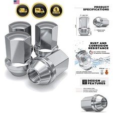 9/16"-18 Thread, 1.75" Long Lug Nut for Select Dodge and Ram, Factory Style S...