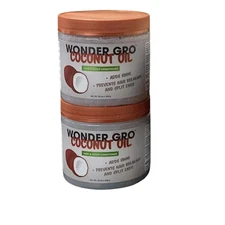 2 Pack Wonder Gro Coconut Oil Hair & Scalp Conditioner 12oz Moisturizing