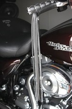 New Heavy Duty Black Leather Motorcycle Clutch Brake Lever covers w/ 16" Fringe