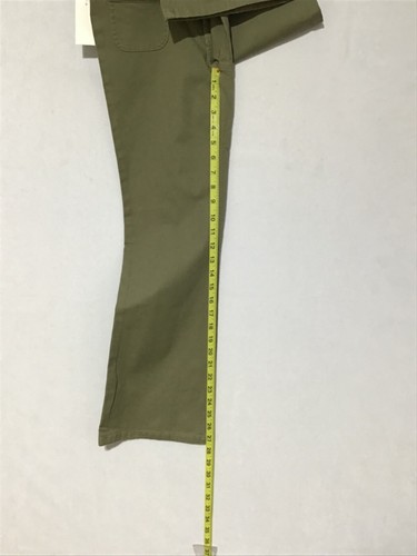 Old Navy Brand Jeans Girls Sz 12 Reg Hipster Bootcut Olive Green Stretch - Picture 13 of 14