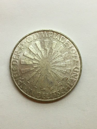 Germany 1972D 10 Marks Ch. BU - Picture 2 of 2