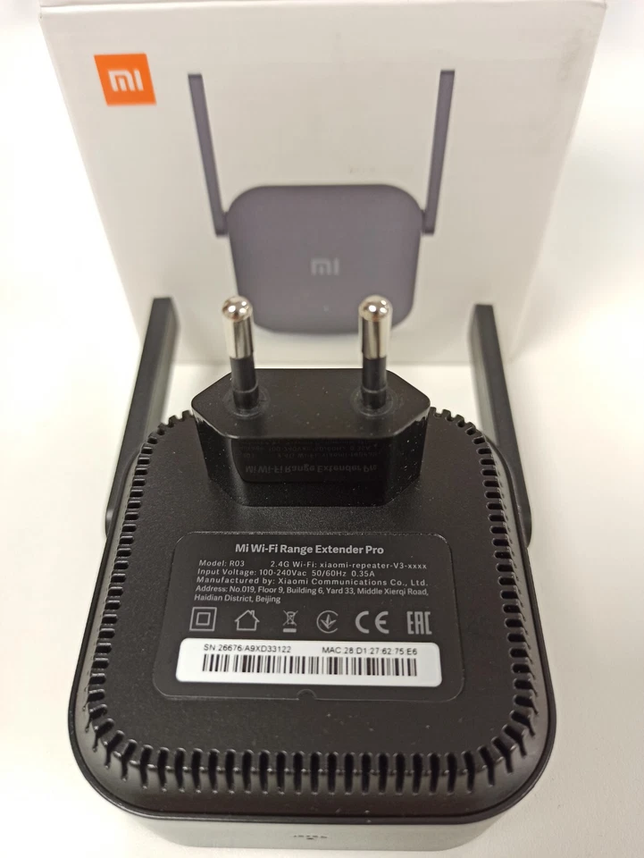 Xiao mi 2.4G Mi WiFi Repeater Pro Home Network Range Extender 300Mbps Amplifier - Image 2 of 4