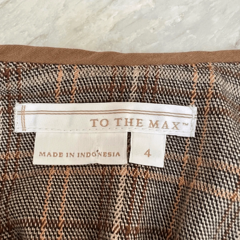 Vestido a cuadros vintage To the Max talla 4 Foto 4 de 4