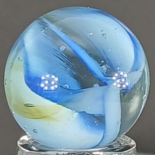 Vintage Vitro Hybrid Cats Eye Marble .60 Inches Near-Mint Condition