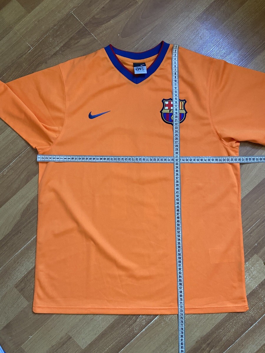 BARCELONA 2006 2008 AWAY SHIRT JERSEY NIKE 146984 sz L MEN