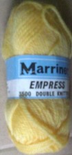 Vintage 1 Skein Maize 100 Pure Wool Yarn MARRINER Express, label states: 1 oz