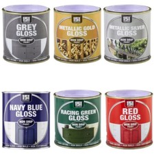 New Gloss Finish Non Drip Paint Tin Exterior Interior Hard Drying 300ml
