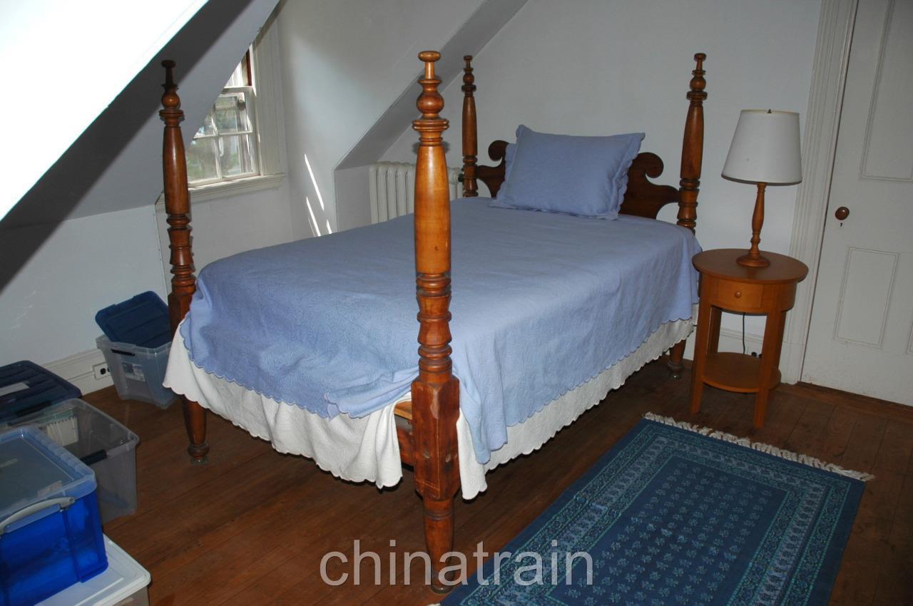 Antique Vintage 1800s 4 Four-Post Poster Rope Bed Full Size | eBay