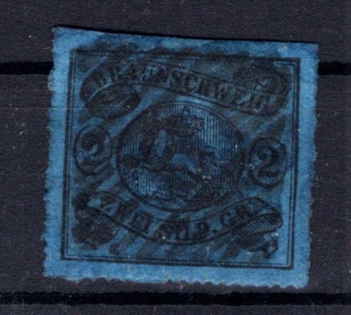 Braunschweig 15 With Above Cut Over Durchstich Stamped (AA7949