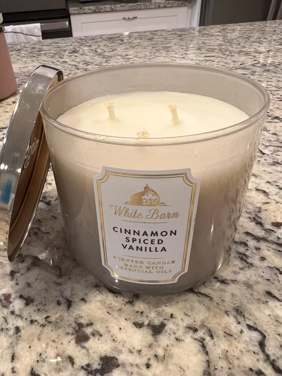 Cinnamon spiced vanilla candle deals