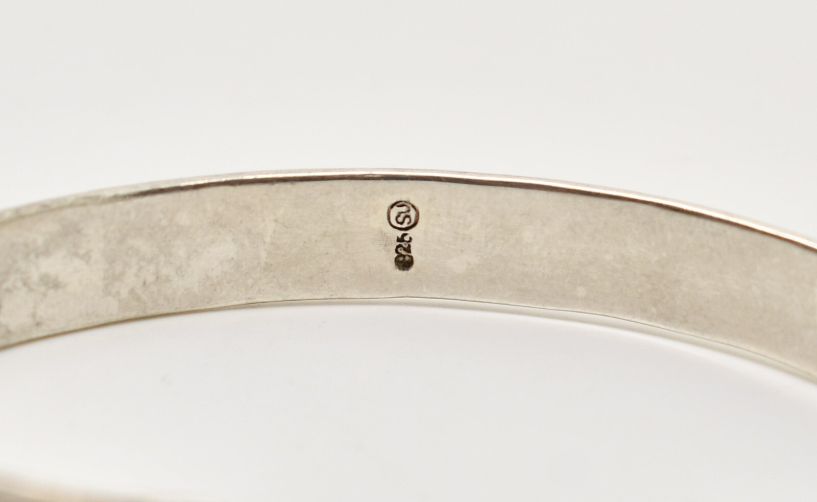 Sterling Silver Braided Pattern Cuff Bracelet 5.7… - image 4