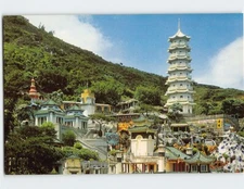 Postcard The Tiger Balm Garden Hong Kong China