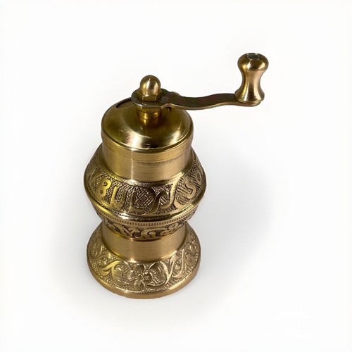 SOZEN Turkish Handmade Brass Pepper Grinder Mill Brass 11cm 4.1" Istanbul - Picture 4 of 6
