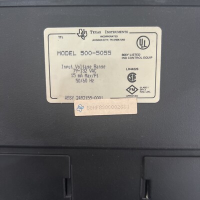 Siemens/Texas Instruments 500-5055 Input Module