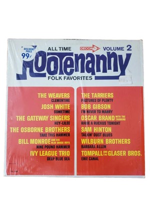 All Time Hootenanny Folk Favorites - 1963 - Decca DL 74469 Vinyl Rec - Sealed