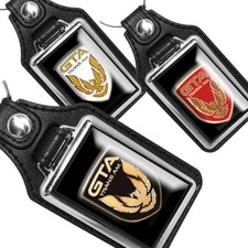 Compatible w 1987-1990  GTA Trans Am Pontiac Muscle Car  Faux Leather Key Ring