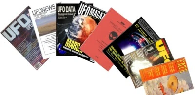 OVER 1000 UFO MAGAZINES FLYING SAUCER NEWSLETTERS FROM 1947 TO MODERN ERA ON DVD