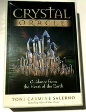 Crystal Oracle Cards 44 Card Deck Guidebook Set by T Salerno New Sealed