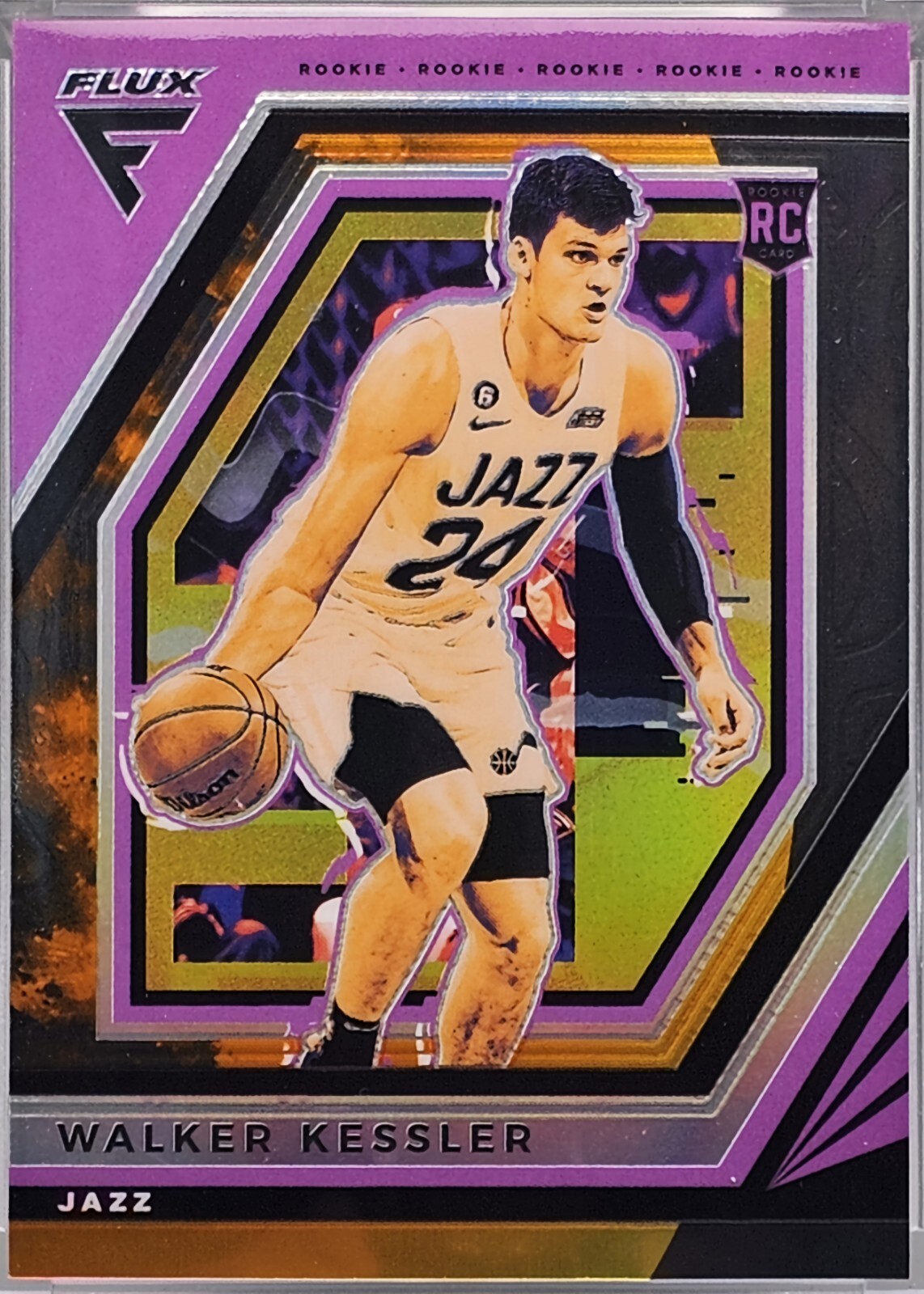 WALKER KESSLER Rookie SSP /49 2022-23 Panini Flux #250 Solar Eclipse