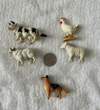 Vintage Safari Ltd Lot Of 5 Miniature Farm Animal Figures RARE