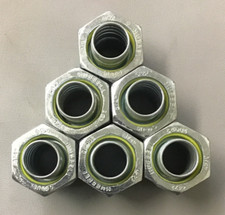 Lot Of 6 Hubbell 3403 3/4  Liquid Tight Straight Connector b338 