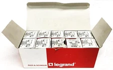 Pass & Seymour 2-Pole 3-Wire Straight Blade Plug PS5366-XHG [Box of 10] NOS