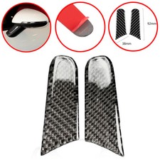 Real Carbon Fiber Exterior Side Mirror Trim Stick On Cover Fits 15-19 Macan