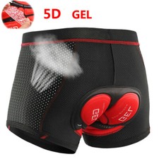 5D Thick Gel Pad Cycling Shorts Bike Underwear Pants Breathable Shorts Men Women