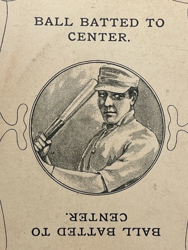1903 George Norris Antique Baseball Parlor Game Umpire Strike Call Playing Card - Picture 8 of 21