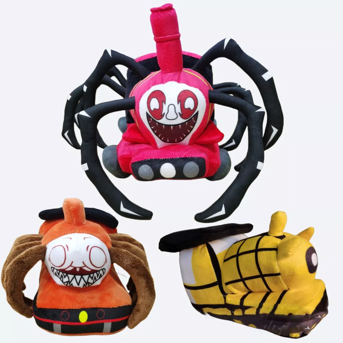 Horror Game Choo-Choo Charles Plush Toy Soft Spider Stuffed Doll Horrible  Charles Train Cartoon Spider Plushies Gifts For Kids